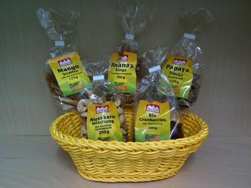 Geschenkkorb Trockenfrüchte